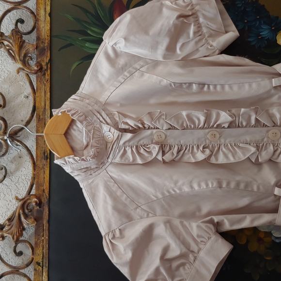 bebe Dresses & Skirts - NWOT Ruffled Shirt Dress/ Trench Coat with Belt